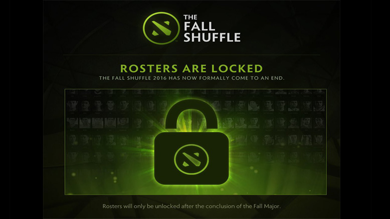 DOTA2 ROSTER ARE LOCKED